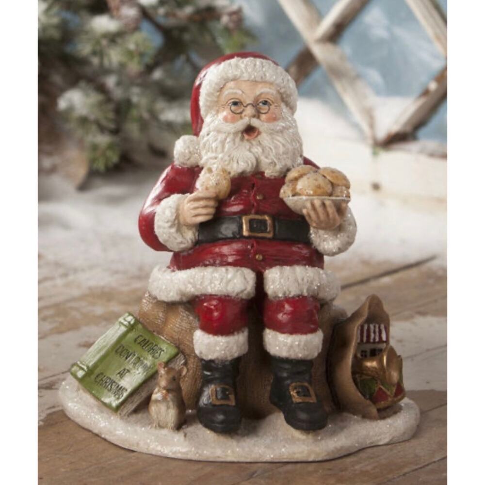 Bethany Lowe Christmas "Counting Calories Santa" TD8560 NEW
